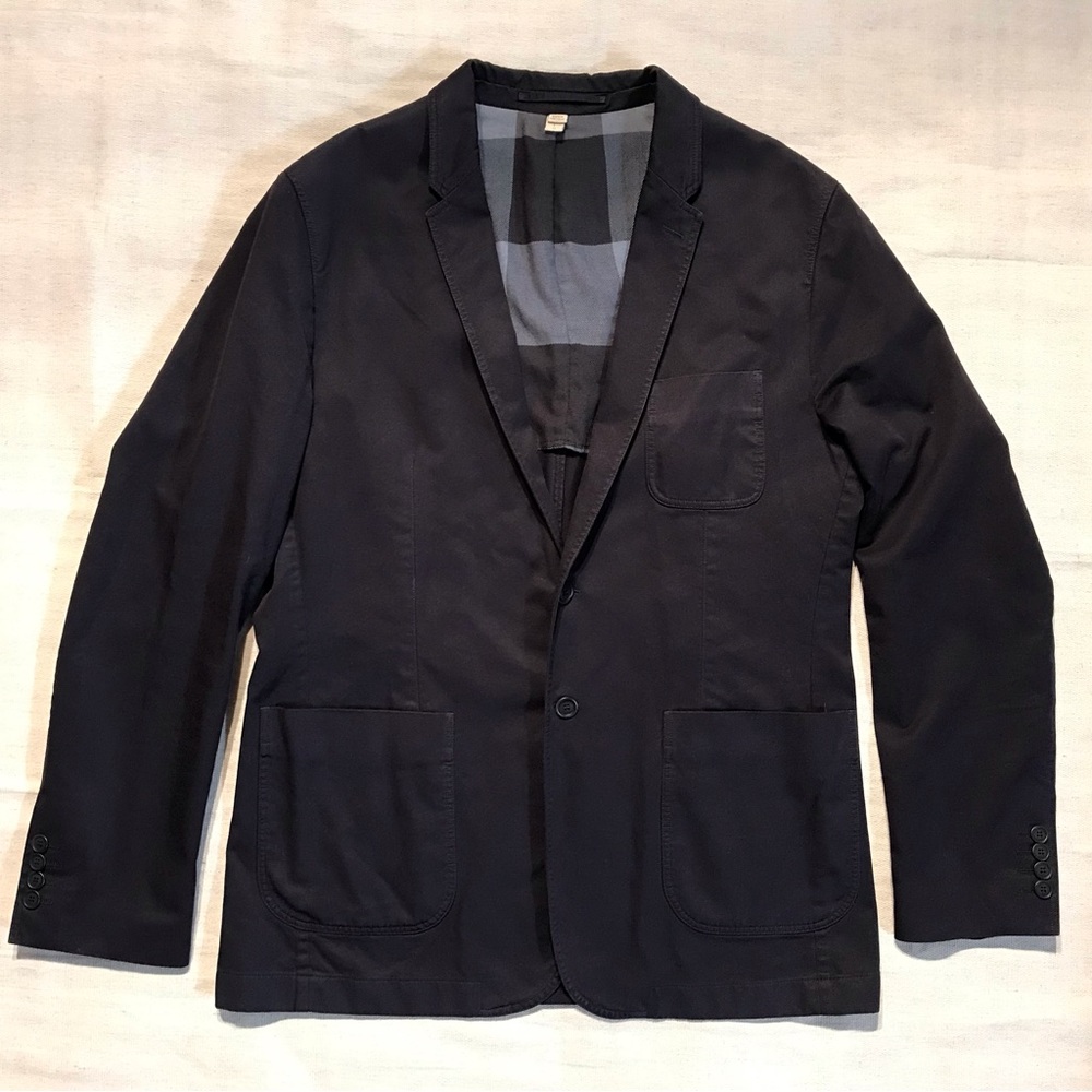 Burberry Brit Wilson 2 button Cotton Blend Blazer (L)